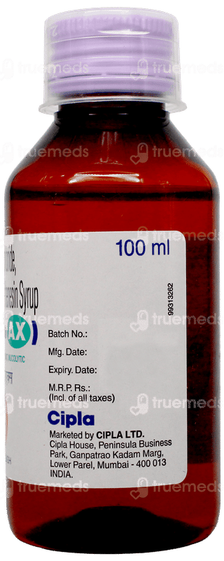 Asthalin Ax Syrup 100Ml